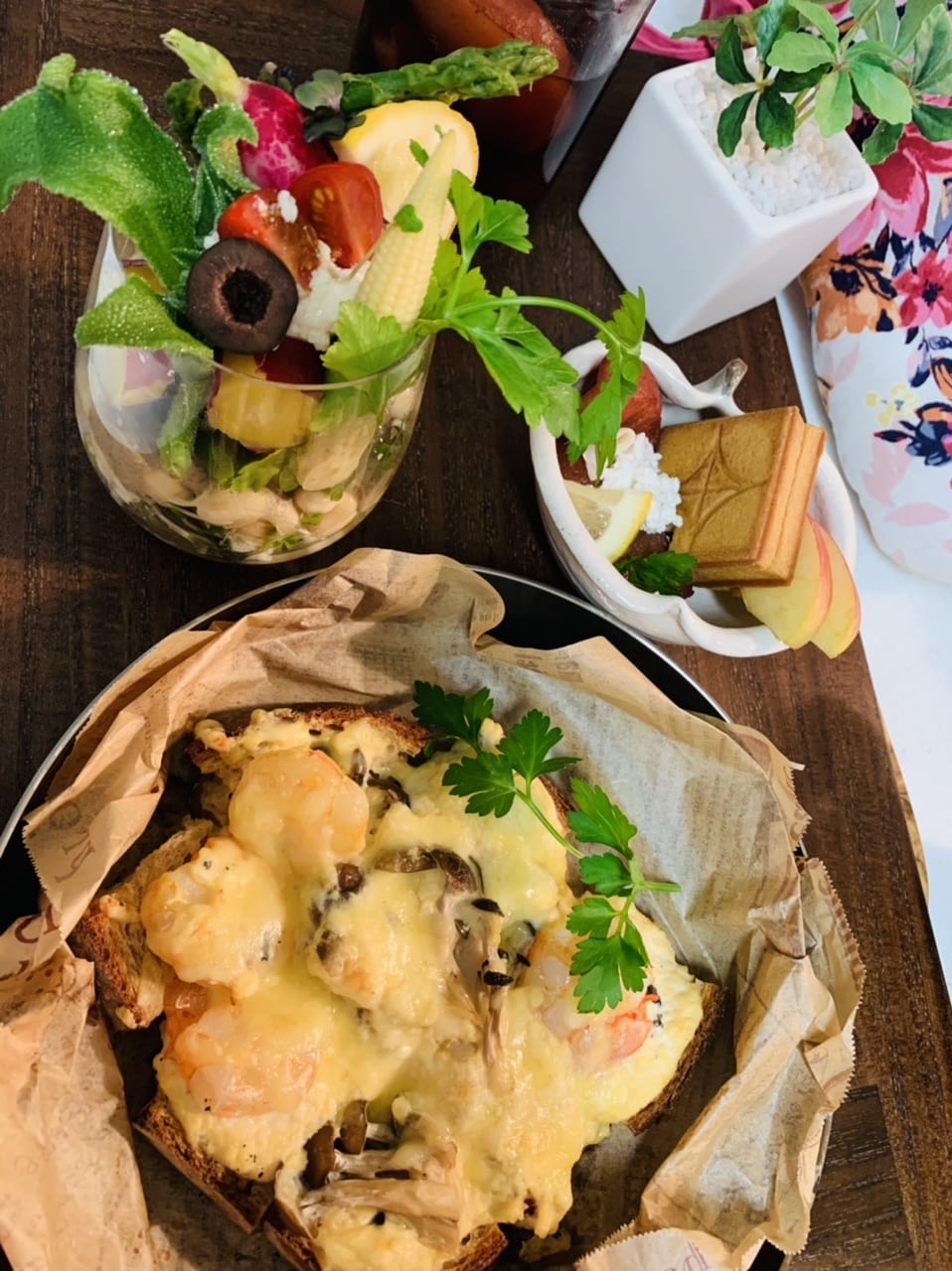 ダイエッターのための豆腐パフェ朝食