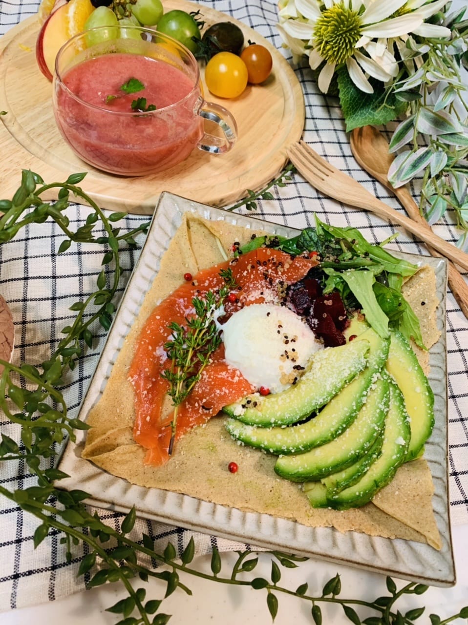 ガレット朝食と春のウォーキング生活