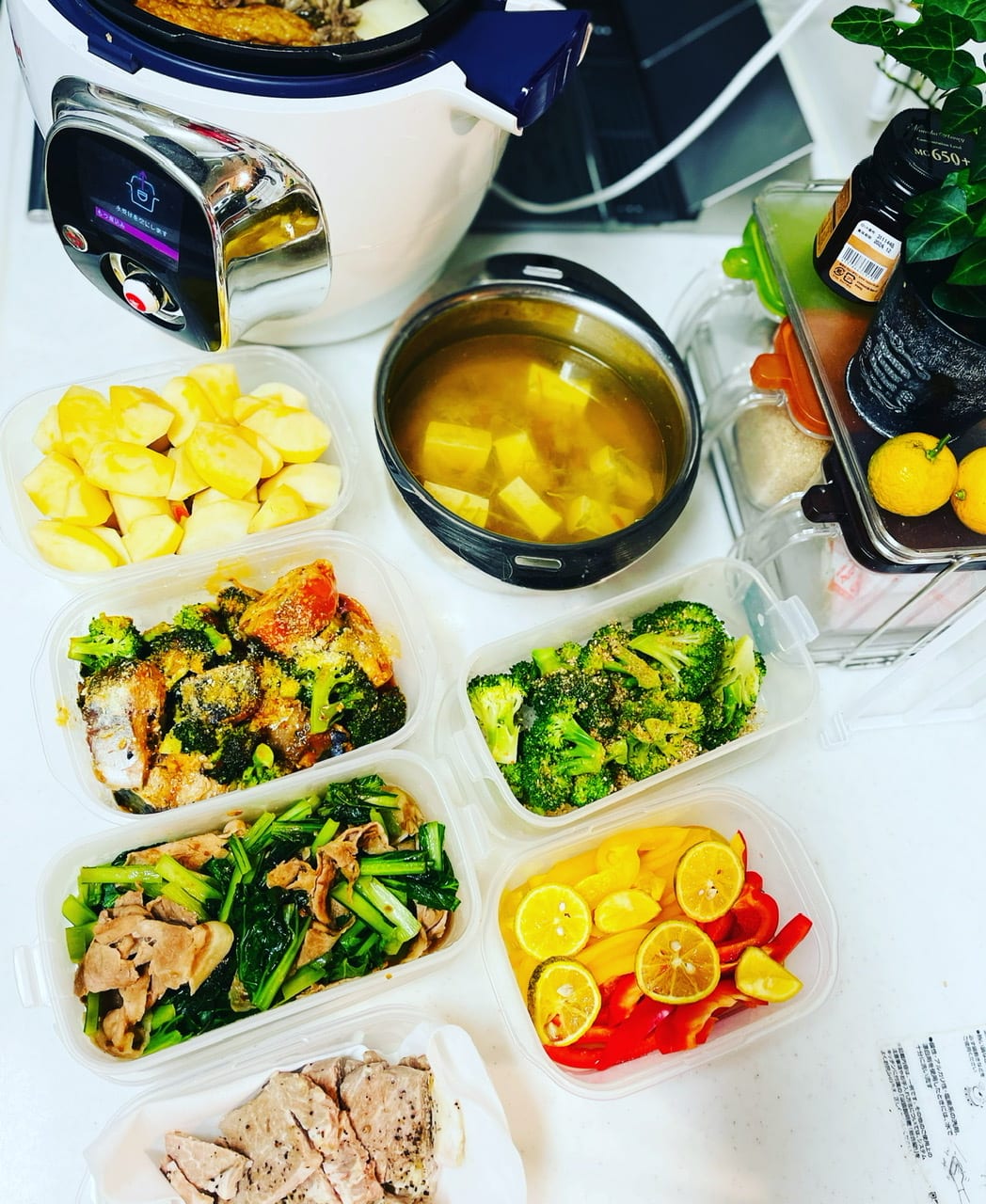 新鮮野菜で作る真夜中の料理