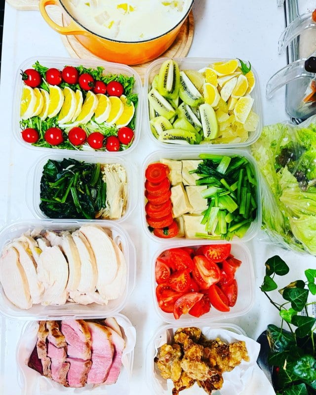 頂き物の野菜とフルーツで今週の作り置き