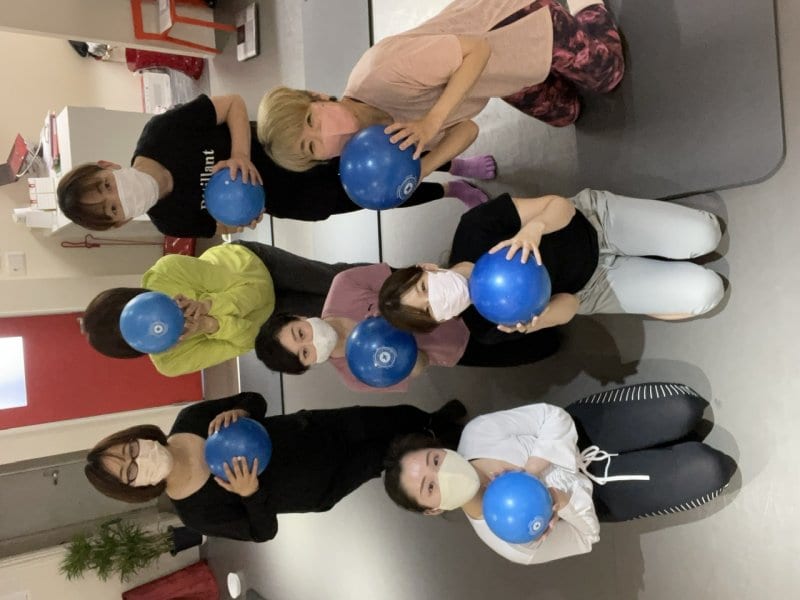 ボールピラティスでの体幹の変化